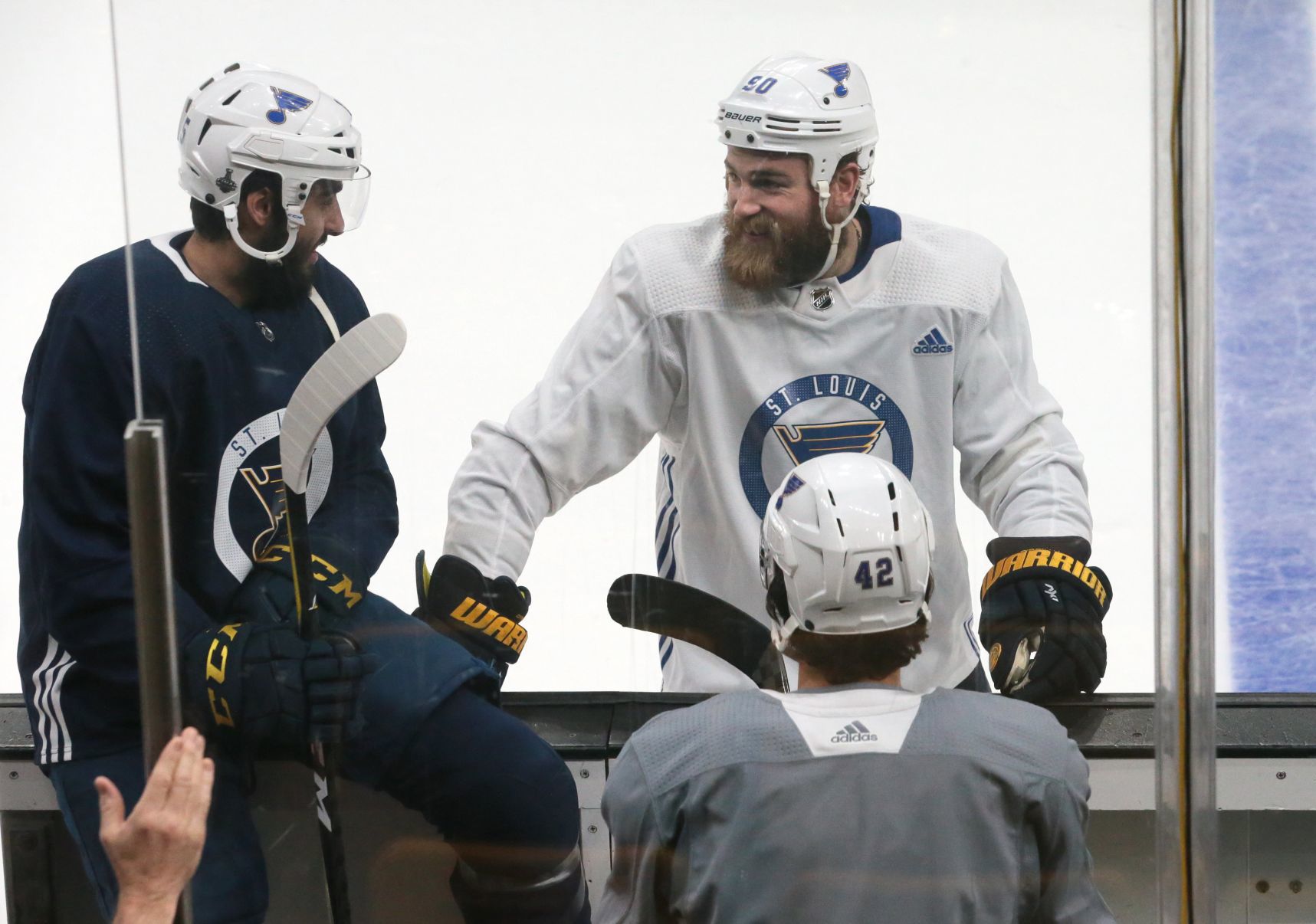 Blues practice at the TD Garden